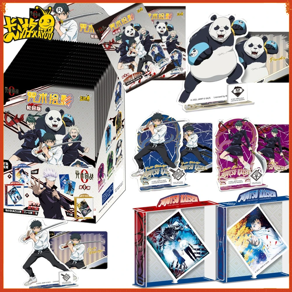 

New Original Kayou Anime Jujutsu Kaisen Peripheral Characters Acrylic Stand Model Rare Trading Collection Cards Holiday Gifts