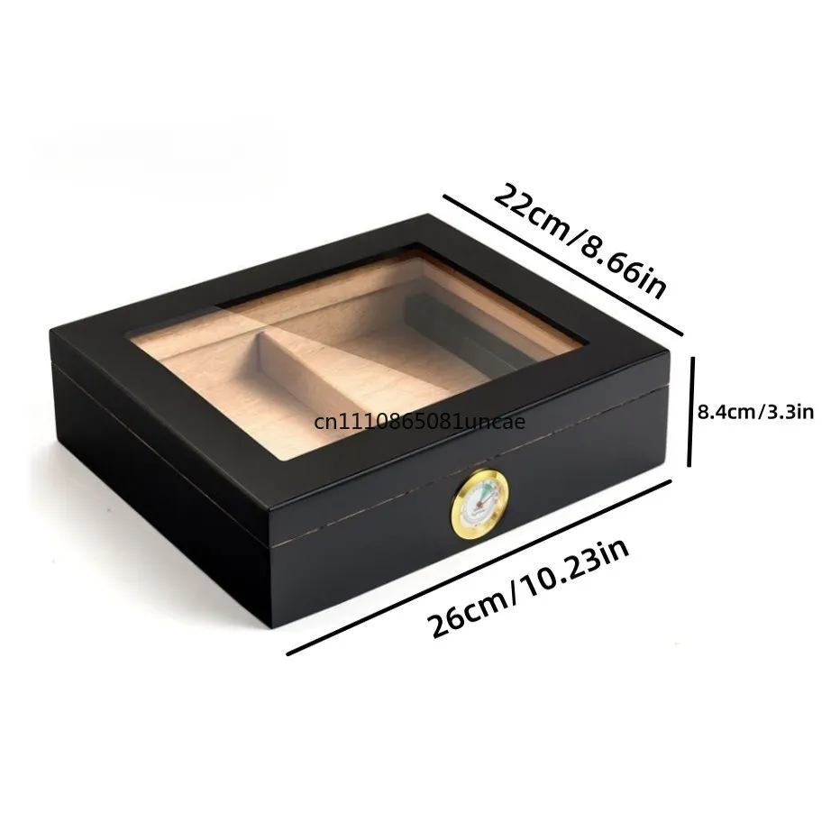 High-grade cigar box, moisturizing box, portable professional constant moisturizing, solid wood sealed cedar  large capacity