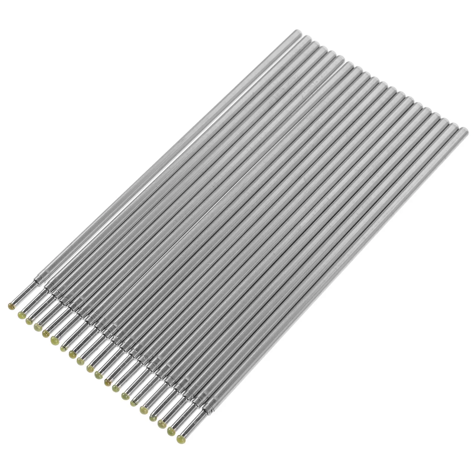 20 Pcs Tattoo Refill Metal Tips Markers Professional Skin Stencil Outline Alloy Permanent Eyebrow Marking Fine Lines