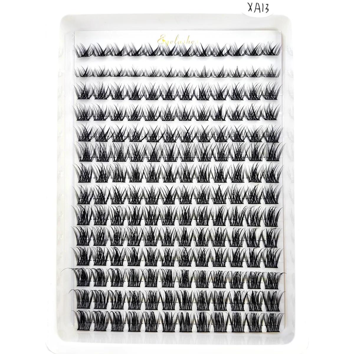 14 rows of personal eyelashes 8-16mm mixed tray natural eyelash extension 3D artificial mink eyelash bundle makeup tool