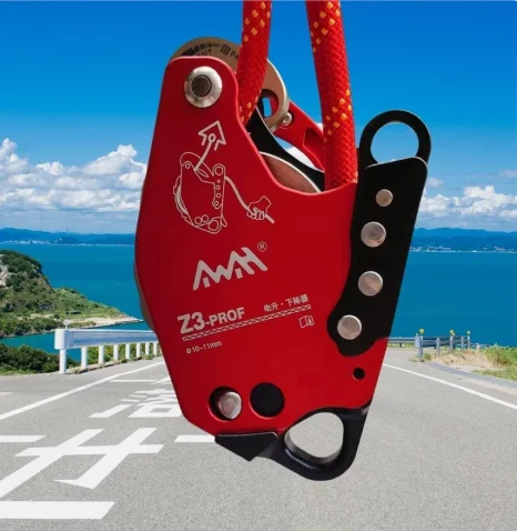 Picture 3: Stock Z3-prof Red Descent Device Ascender Descender (with Tool Box)