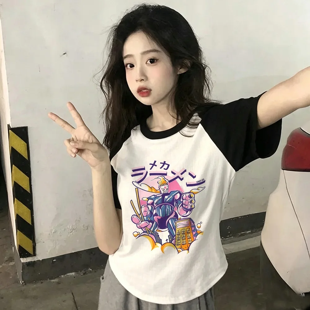 Jojo’s Bizarre Adventure t-shirt girl funny 2000s Psychedelic tshirt summer japanese streetwear clearance sales baddie