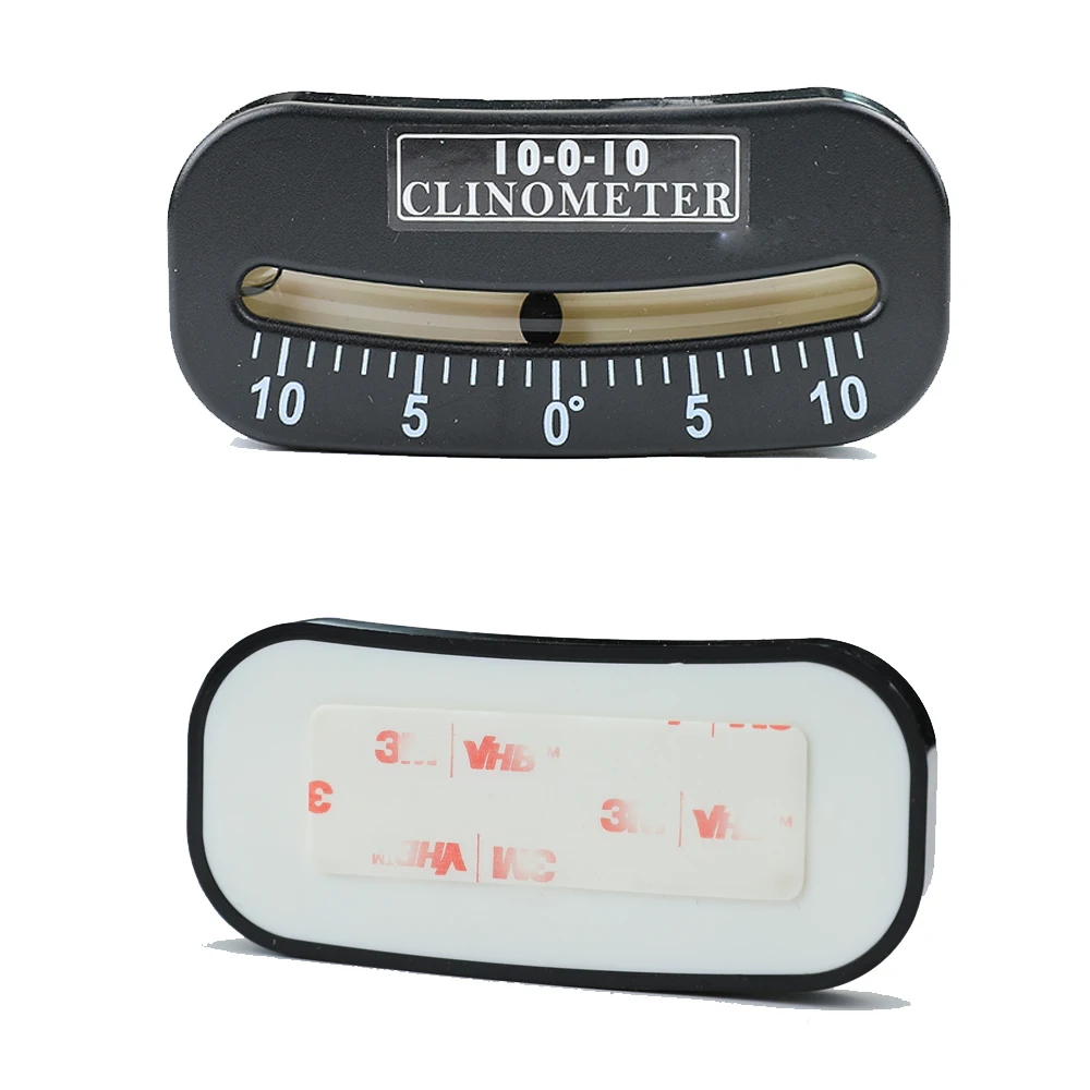 ETOPOO 10-0-10 Inclinometer Mini Protractor Gauge Ship\'s Route Inclinometer for Modern Boats Mounts