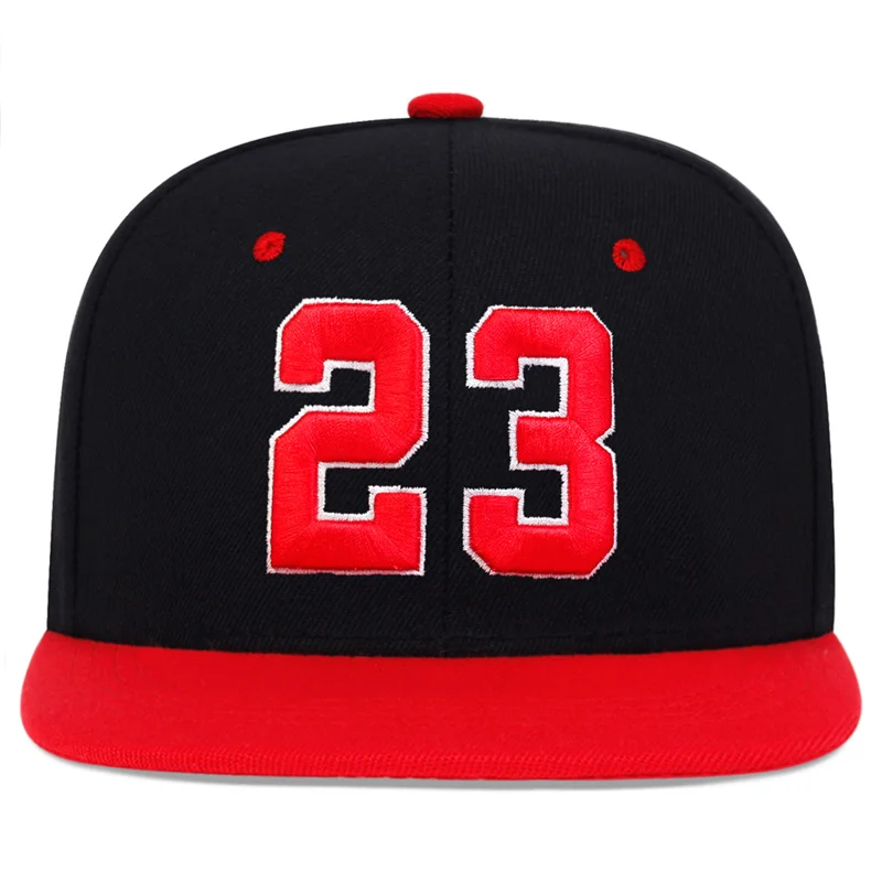 23 CAP Fashion basketball snapback Hat For men women travel adult outdoor casual sun Hats Hip Hop Baseball Caps bone