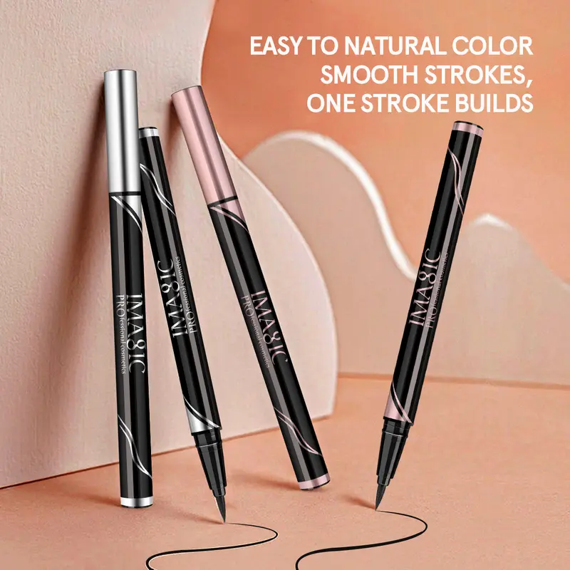 IMAGIC Waterproof Eyeliner Shine Eyeliner Matte Make Your Beauty Black Long Lasting Eyeliner Pen Makeup Cosmetic Tool - Image 4