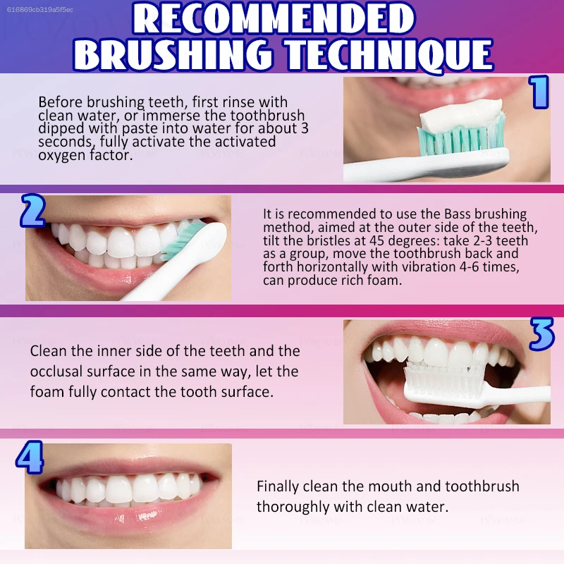Daily Use Whitening Toothpaste, Gentle Oral Cleaning Paste to Lift Surface Stains from Tea Coffee Smoke, Improve Teeth Brightness, Refreshing Mint Taste for Oral Freshness