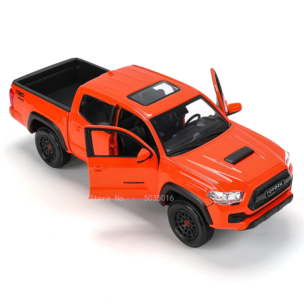 Maisto 1:27 2023 Toyota Tacoma TRD Pro car model die-casting static precision model collection gift toy tide play