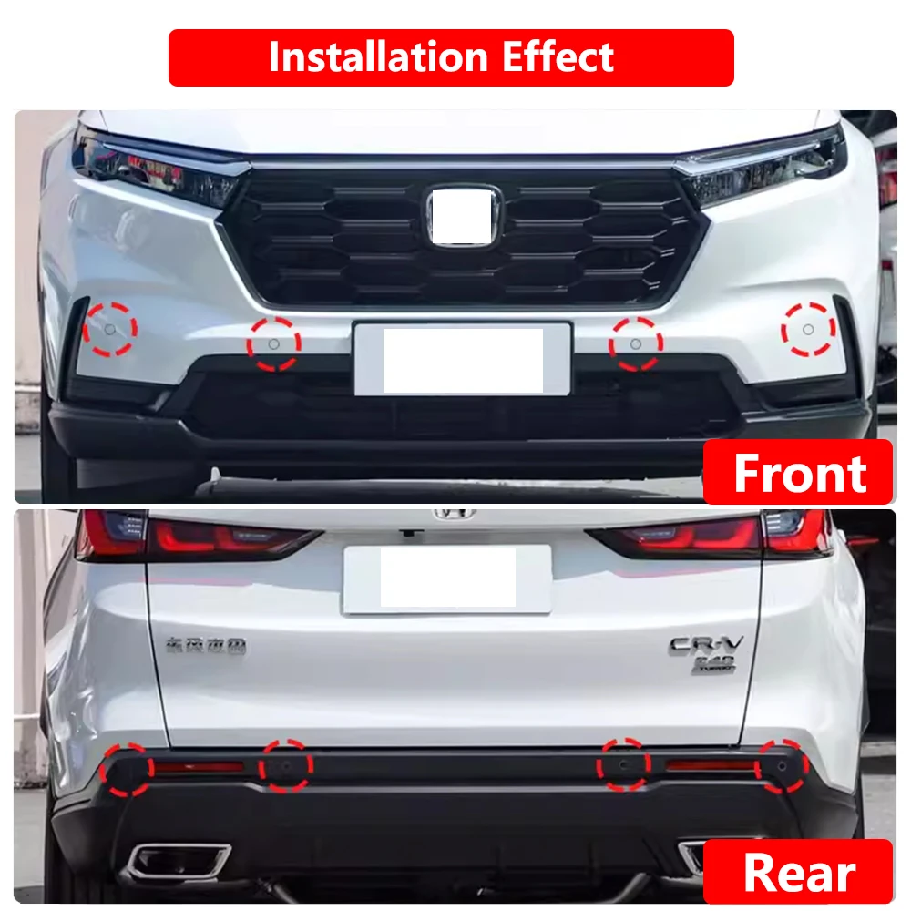 ZhuCamX for Honda CR-V CRV CR V RS 2023 2024 2025 Car Parking Sensor Front Rear Reverse Assist Reversing AID System