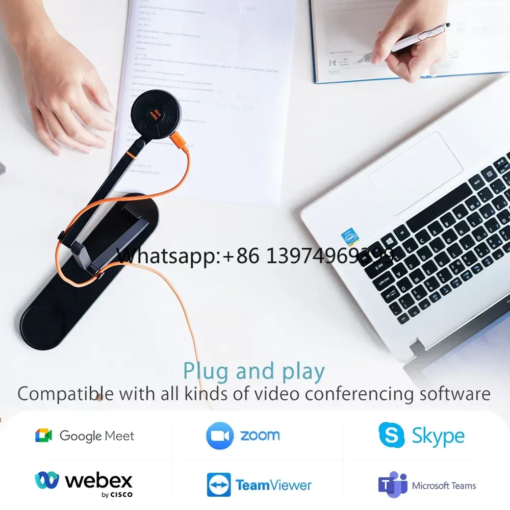 5MP Document  Portable USB LED Light Source Live  Online Education Office Video Foldable for School Office factory