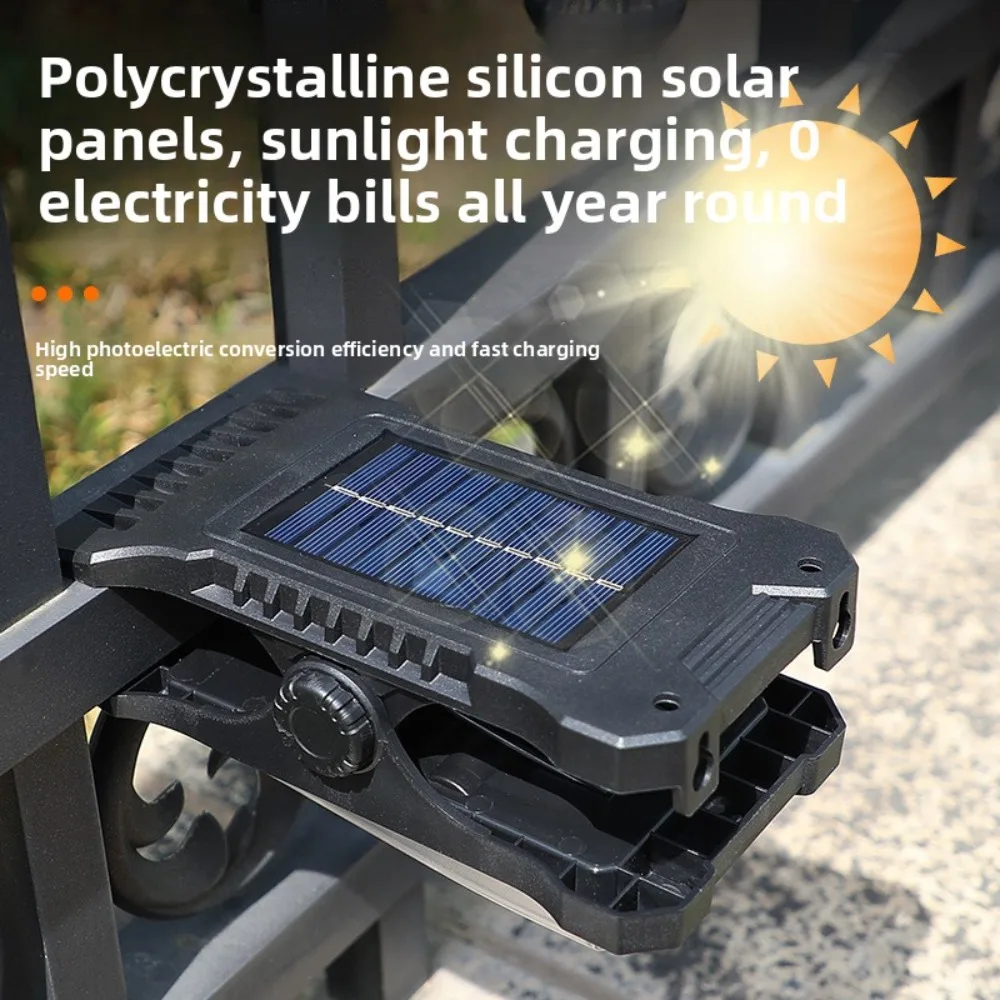 Luz de pared con sensor de movimiento solar más vendida: impermeable, uso interior y exterior, luz para valla, luz de jardín, luz con clip con sensor de movimiento