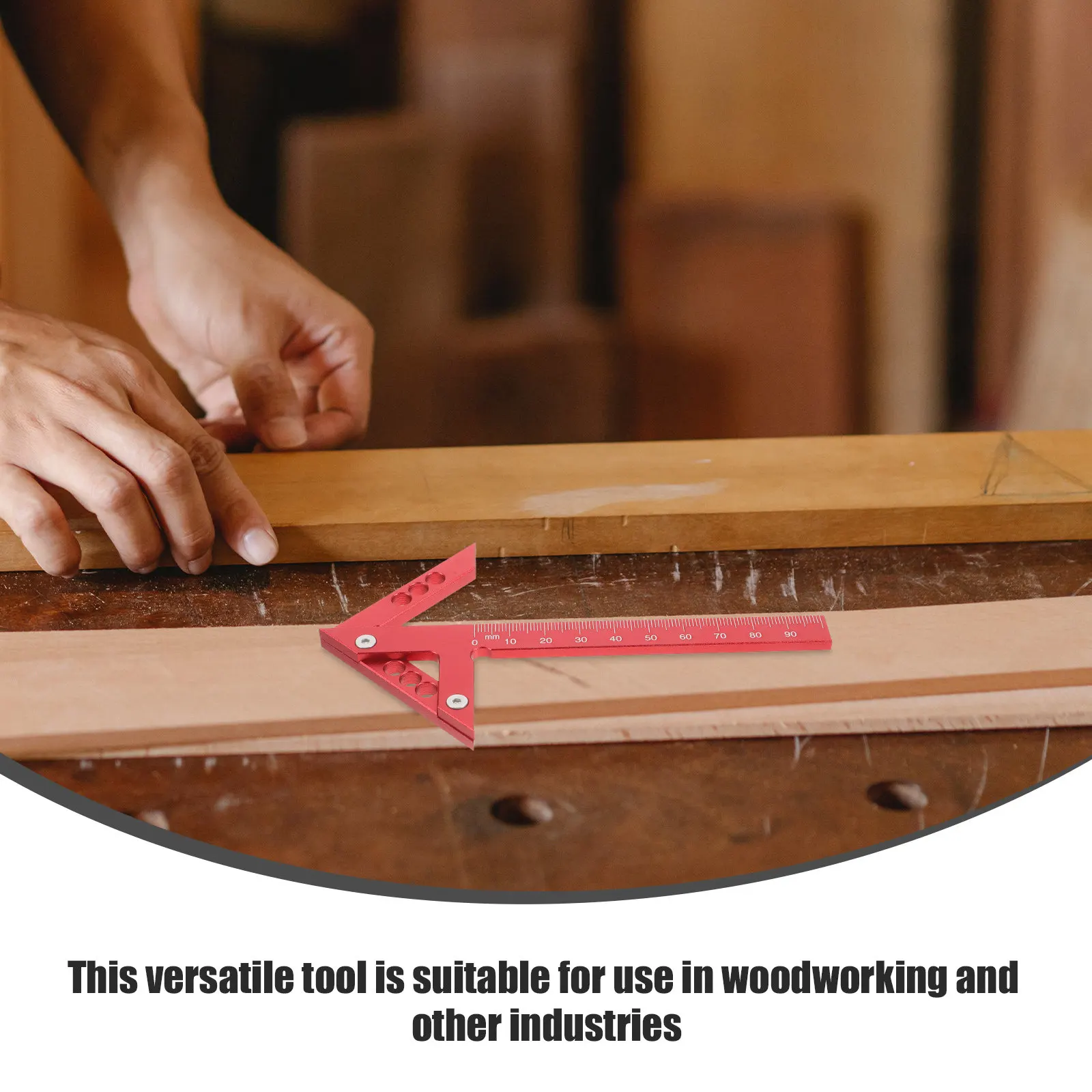 Woodwork Scribe Tool Center Finder Marking Gauge Durable Plastic Accurate Center Line Scribing Tool Versatile Industries