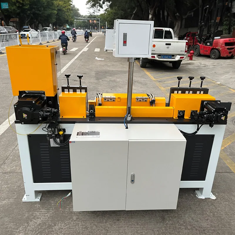 Automatic high speed straightening machine numerical control fly cutting straightening cutting machine
