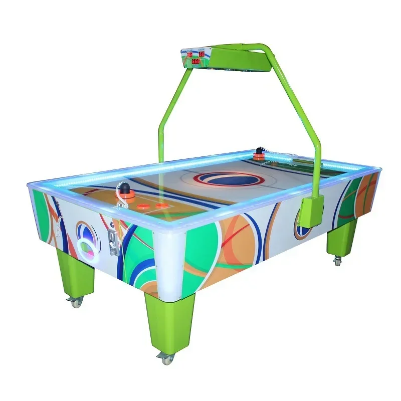 4-in-One Rotating Game Table Coin Operated Multi-Purpose Billiards Air Cushion Hockey Football High-Diversity Leisure Machine