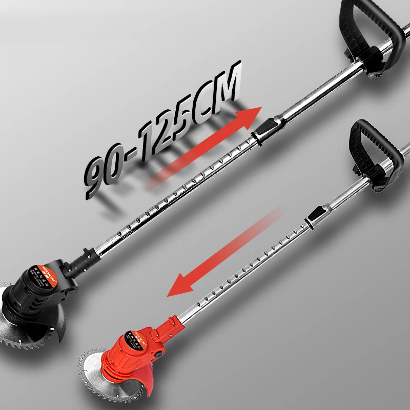 新しいリチウム電池芝刈り機小型家庭用芝刈り機ハンドヘルド電動芝刈り機ガーデントリマー充電式芝刈り機