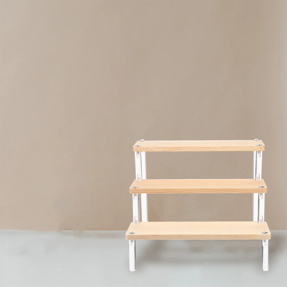 

1pc Tiered Cake Display Stand Dessert Jewelry Holder Multi-function Figures Stand Desktop Wear-resistant Makeup Rack