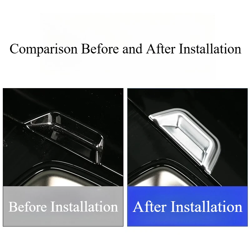 For Lexus RX 2023-2025 Gear‑Shift Storage‑Cover Trim Sticker Anti‑Scratch Center‑Console Decor Frame Custom Precise Fit Parts