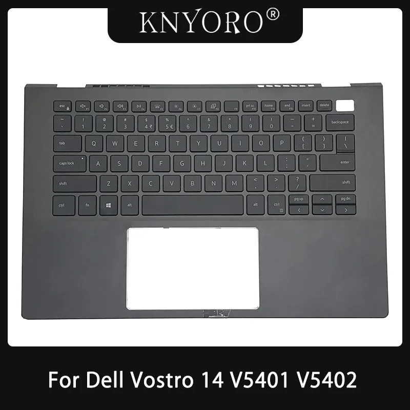 

NEW US Keyboard for Dell Vostro 14 V5401 V5402 DY5HN 0DY5HN Palmrest Upper Case With Backlit Keyboard Component Black Cover