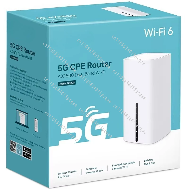 Router inalámbrico wifi con tarjeta SIM 5G/4G Archer NX200 MR6400 MR100