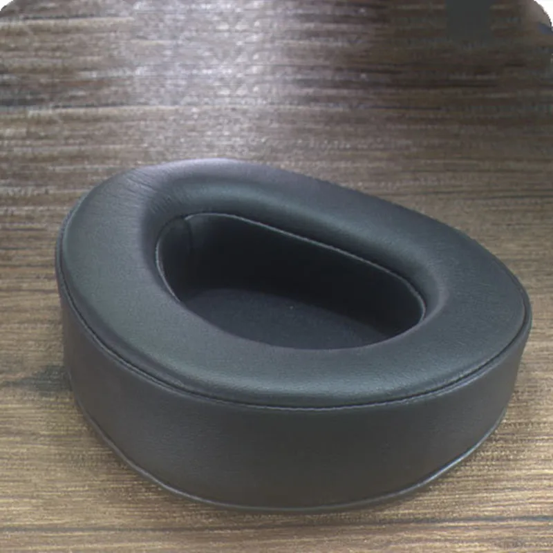 Sostituzione 1 paio di cuscinetti per le orecchie in pelle proteica di pelle di pecora per cuffie AUDIO QUEST coppe per le orecchie cuscinetti per le orecchie parti di riparazione nero