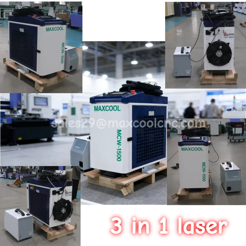 Fiber Laser No Pollution Laser Welder Cleaner Cutter Easy Handheld Raycus Max New Laser Welding Machine for Metal Sheet Pipe