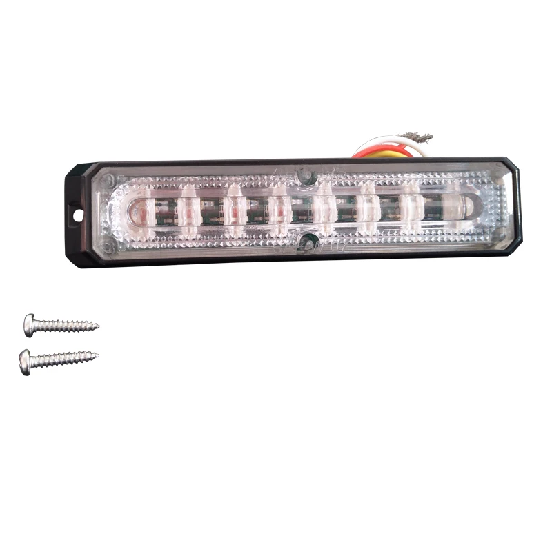 12V Flash Traffic Warning Amber Car Grille Light Emergency Vehicle Accessory-Other Car Light Accessories in stock