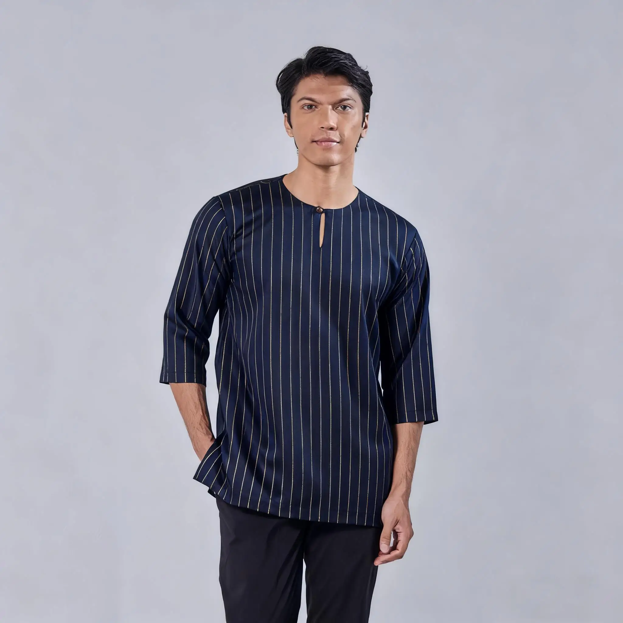 تي شيرت إسلامي بأكمام قصيرة عباية أمان جوبا باكستان مسلم المملكة العربية السعودية جلابة روبا أرابي دي هومبر قمصان أرابي #1