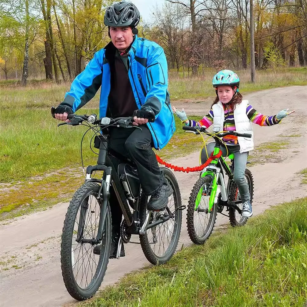 屋外自転車牽引ロープ、マウンテンバイク用ライディングバンジー、親子プル