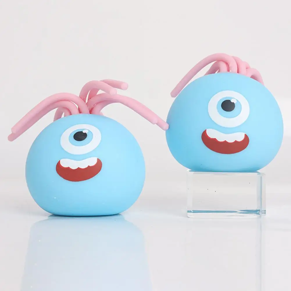 Haare Zupfen Squeeze Ball Zappeln Spielzeug für Kinder Erwachsene Haar Ziehen Cartoon Stress Ball für Angst Relief Tragbare für Stress