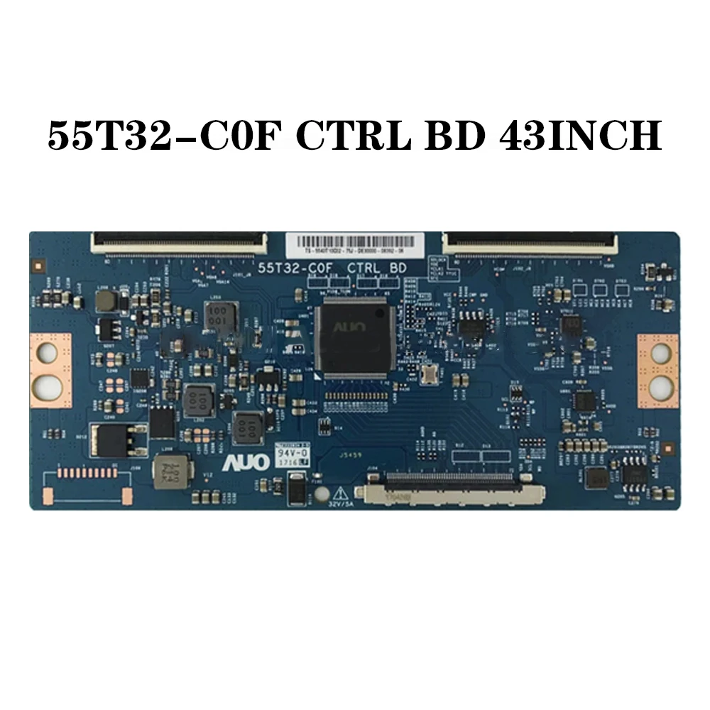 free shipping Good test T-CON board for 43C2 55T32-COF 55T32-C0F CTRL BD 43INCH