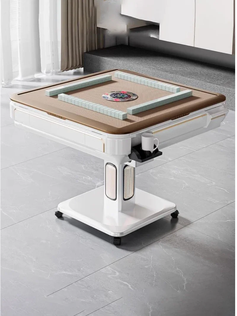 Modern Simple Dining Table Warm Breeze Automatic Shuffling Fold Mahjong Table Study Amusement Mesa Comedor Home Furniture LVMC