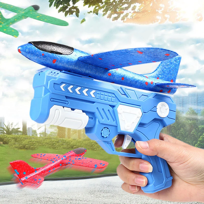 

Airplane Launcher Toys Outdoor Sports Flying Toys Non Slip Catapult Foam Ejection Plane for Boys Girls Birthday Xmas Gifts