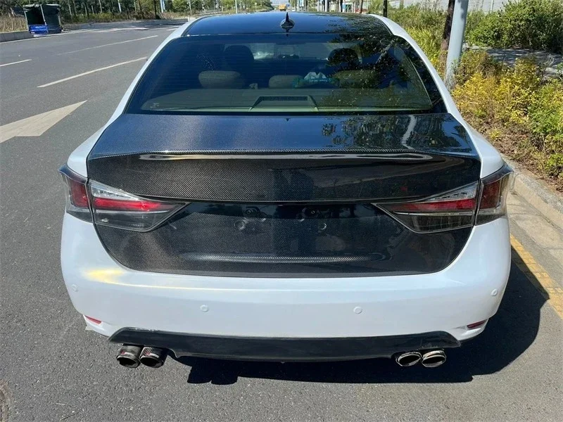 For 20120-2020 Lexus GS Carbon Fiber Boot Lid 200t Gs250 Gs300 Gs350 Gs450 Upgraded Carbon Fiber Boot Lid Trunk Lid