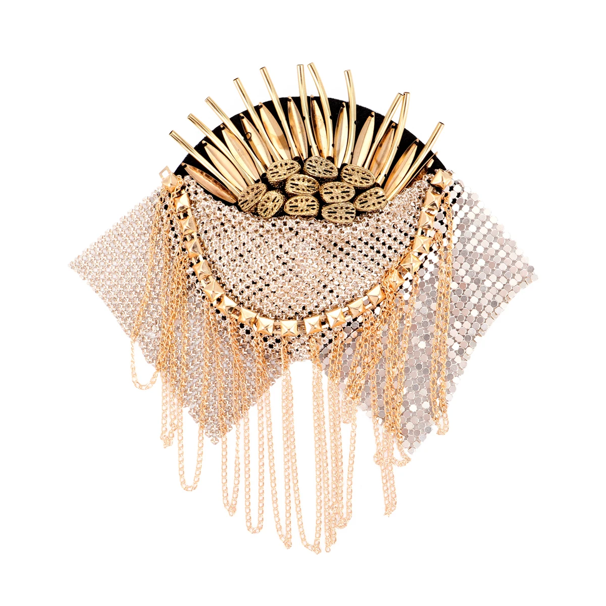 

1 pc Tassel Shoulder Epaulette Brooch Decorative Banquet Fashion Unique Gifts Accessories Sewing Crafts Half Finished Products