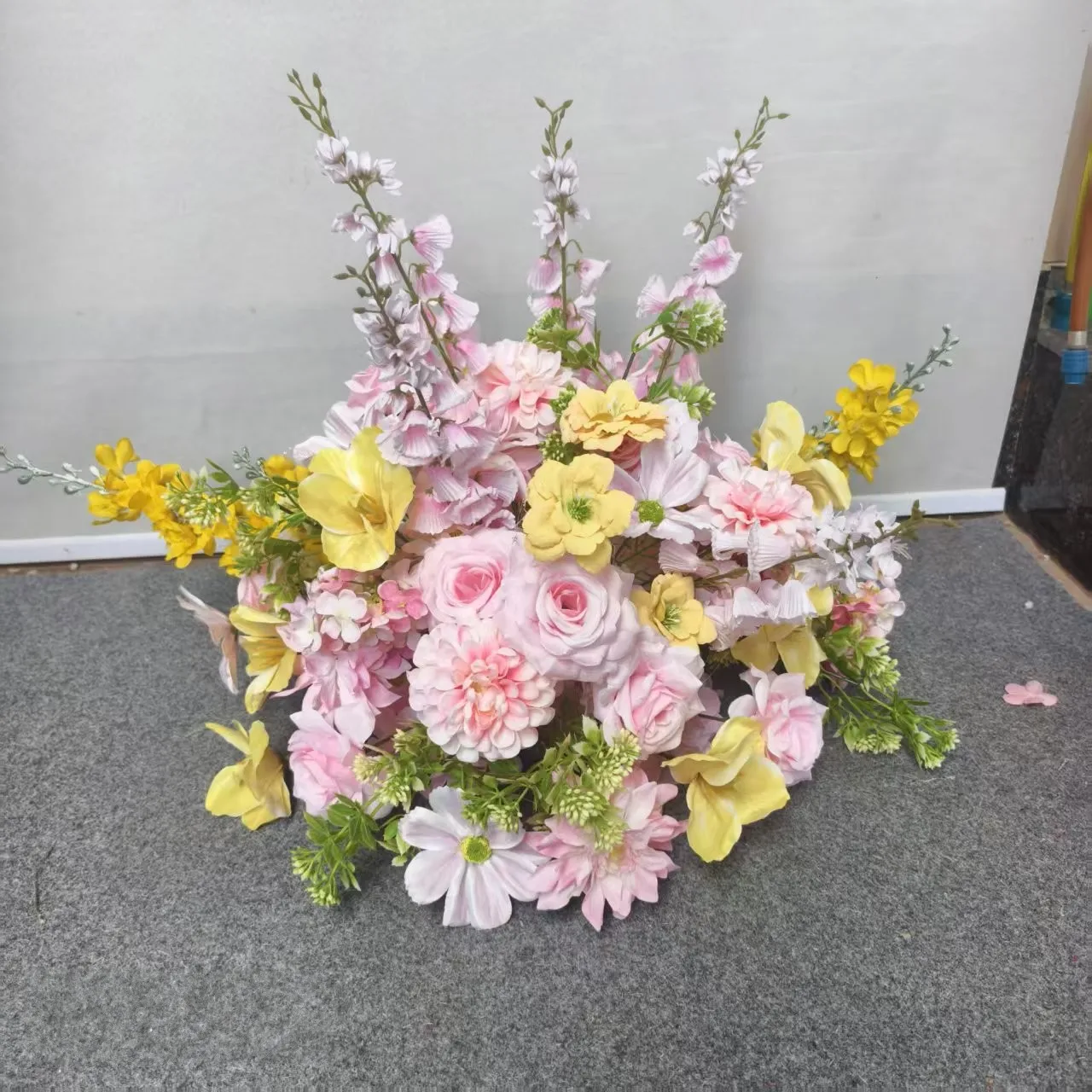 Boule de fleurs artificielles 40/50/60cm, décoration de mariage, centre de table, arrangement floral pour allée, décoration de fête