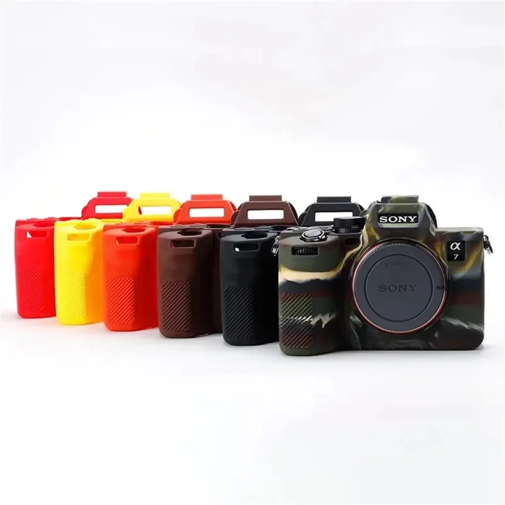 Soft Silicone Armor Camera Body Case For Sony A7M4 A7 IV A7IV ILCE-7M4 Rubber Cover Skin