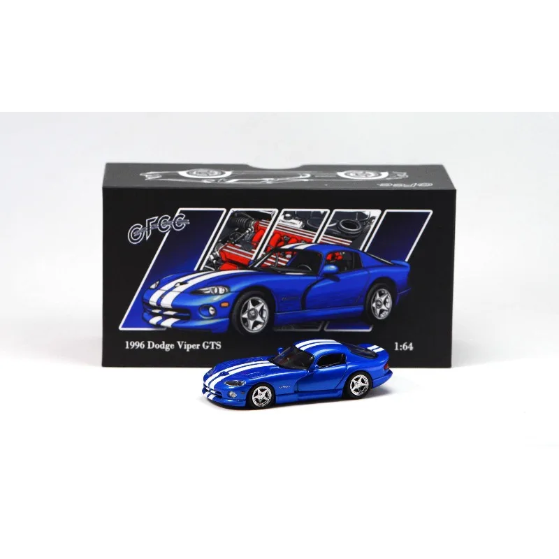 GFCC 1:64 DODGE Viper Coupe Roadster, modelo de coche de aleación fundida a presión, regalo para hombre, adorno coleccionable para adultos, regalo creativo para días festivos.