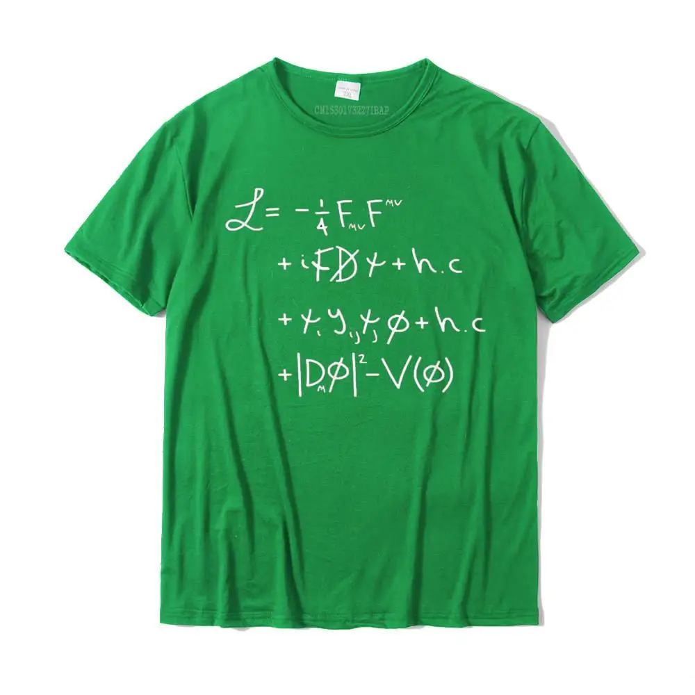 Standard Model Lagrangian Higgs Boson Physics Teacher T-Shirt Brand Mens T Shirt Cotton Tees Design