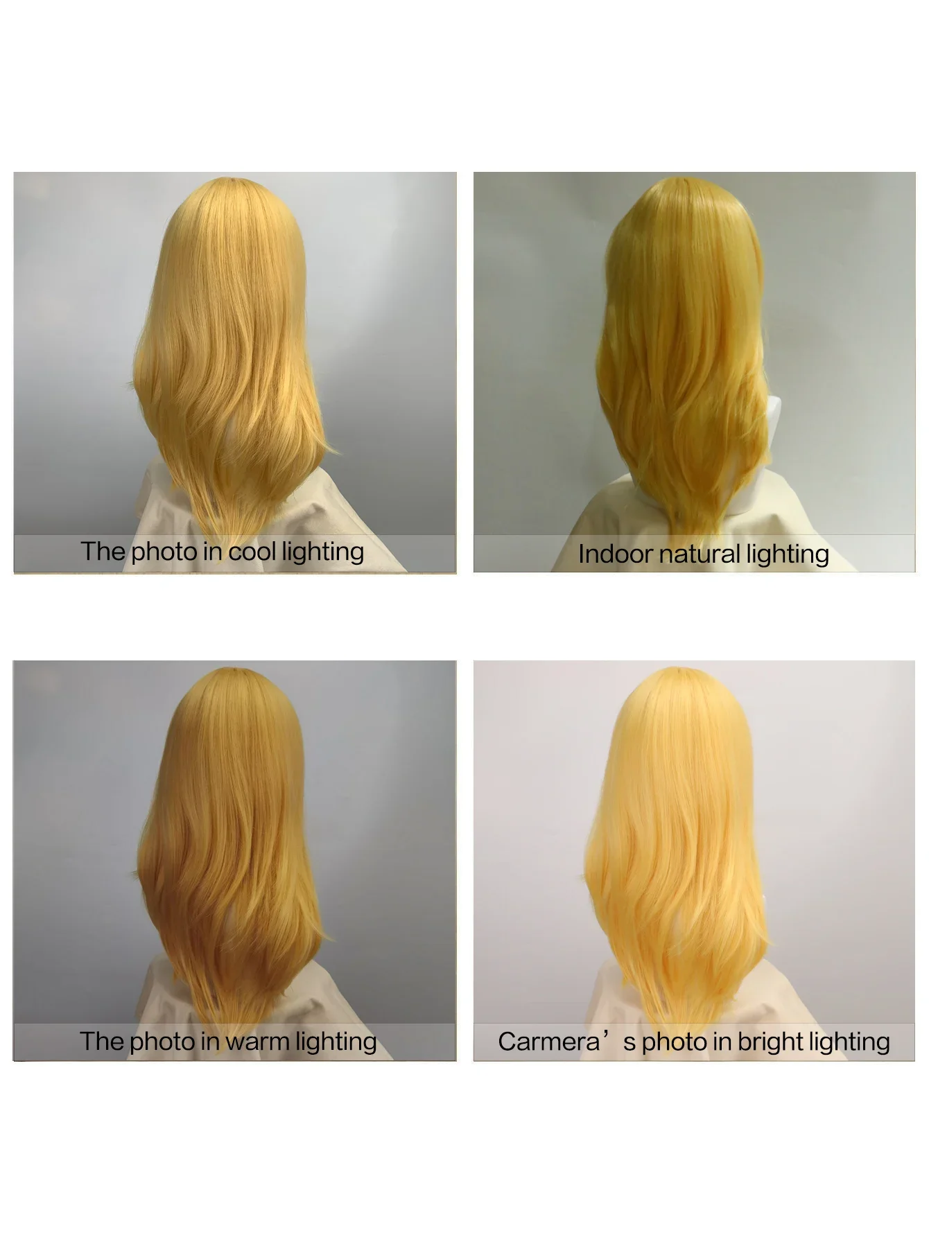 أصفر طويل متموج كبير مجعد تأثيري حزب الباروكات طويل متموج شعر مستعار مع الانفجارات بيروكات صناعية تأثيري حلي حزب هالوين الباروكات