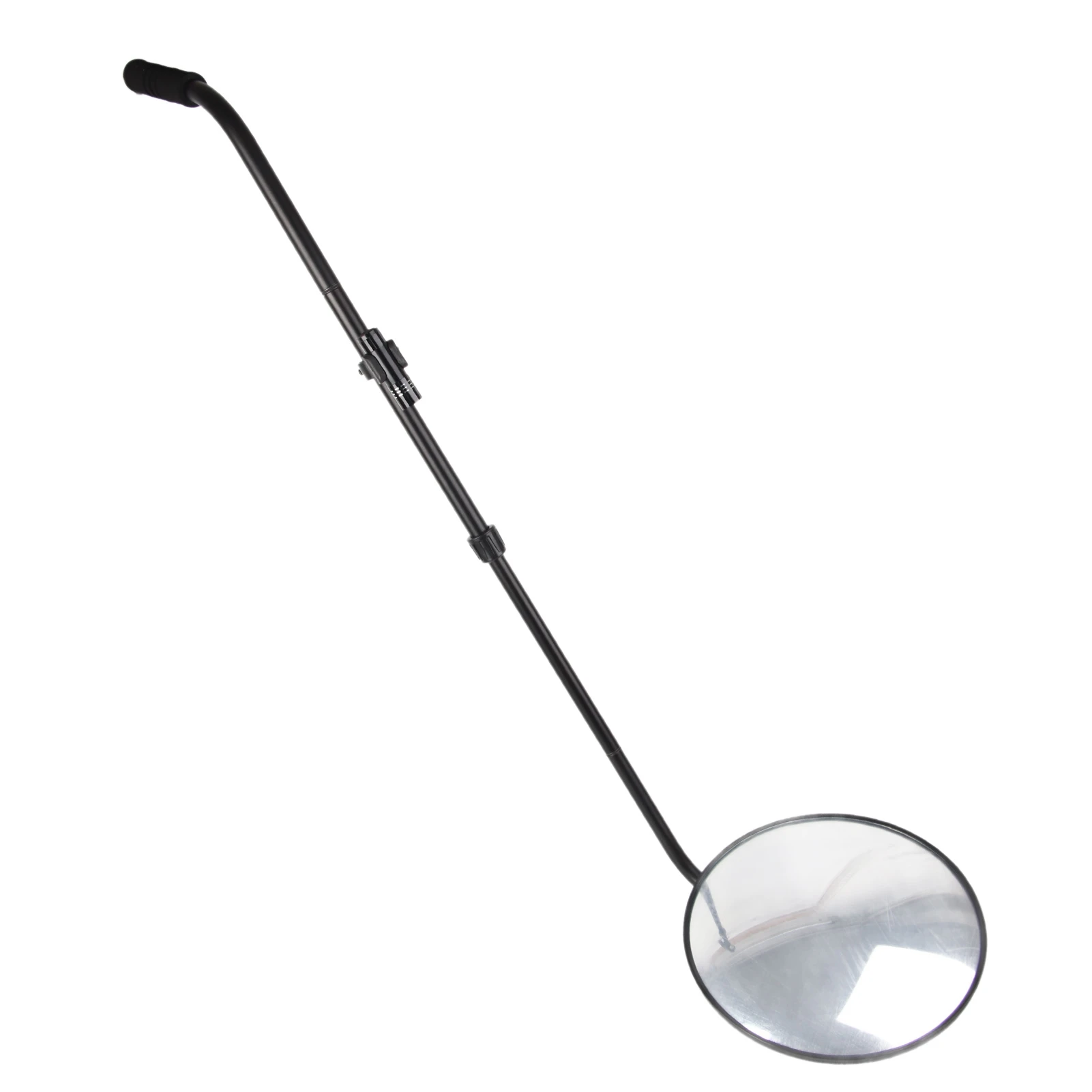 

Зеркало для осмотра автомобиля с подсветкой, телескопическая ручка, регулируемый угол, увеличительный инструмент для безопасности автомобиля, зеркало для осмотра автомобиля