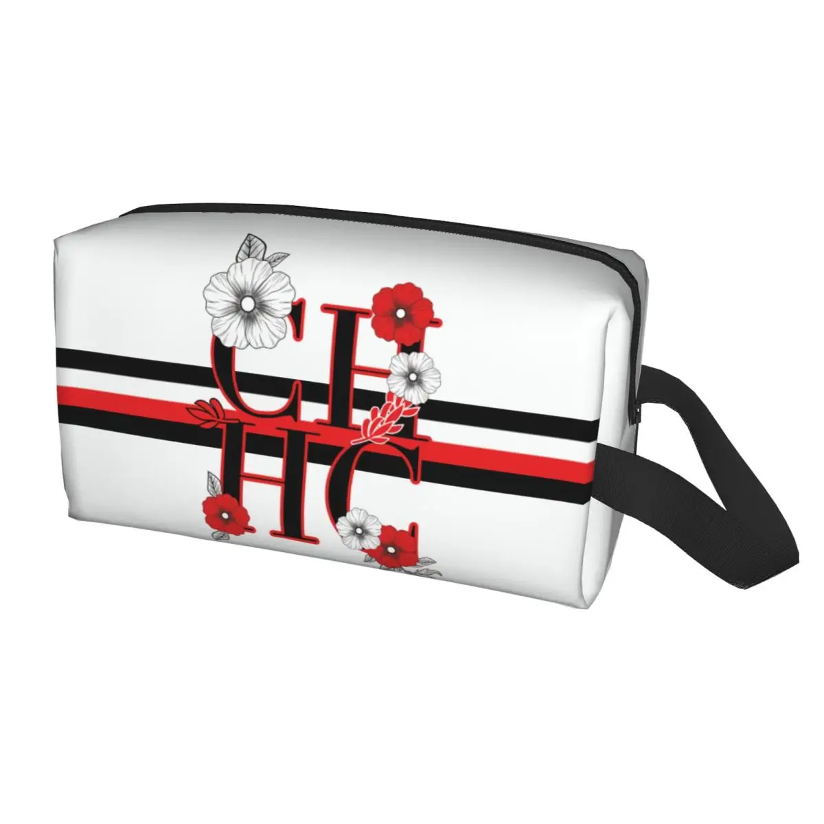 Custom C-carolinas Print Cosmetic Bag Women Kawaii Big Capacity Herreraes Makeup Case Beauty Storage Toiletry Bags