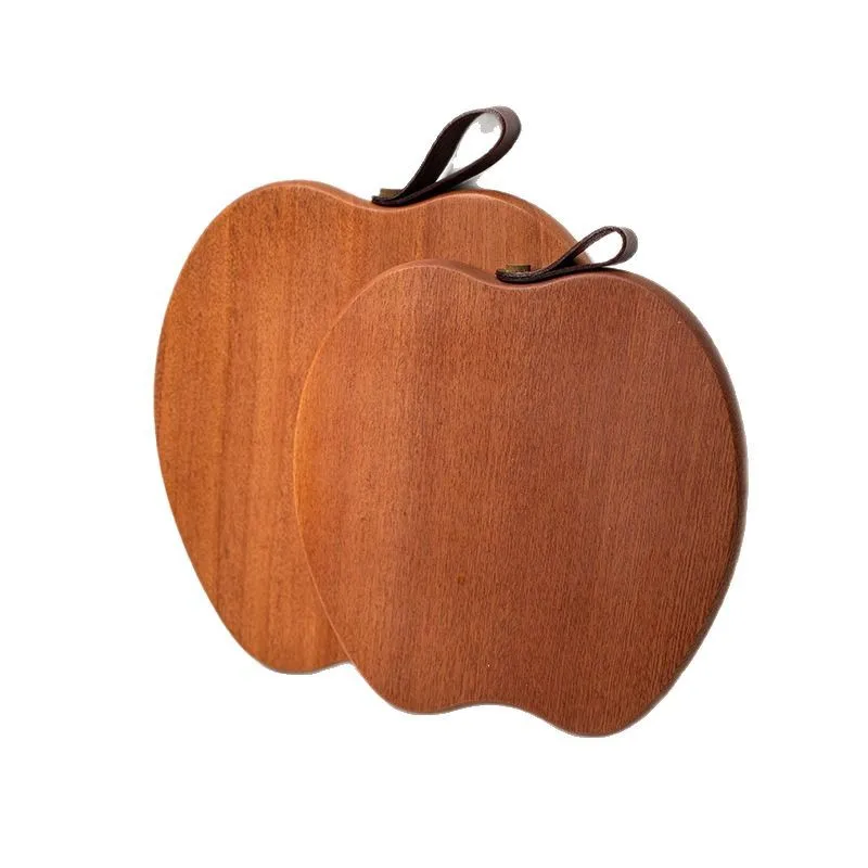 DSA mahogany core wood cutting board cutting board can be hung solid wood cutting board kitchen panel can be used on both sides