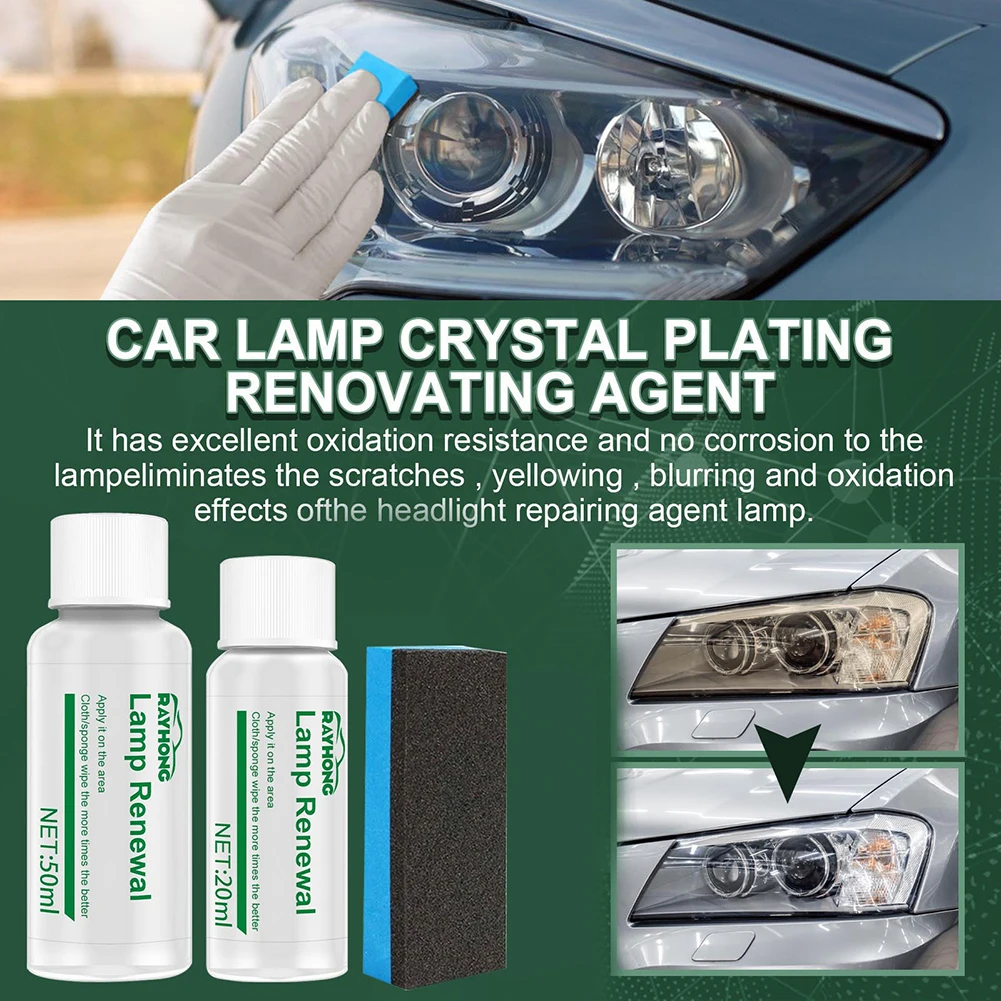 Car Headlight Repair Liquid Kit Car Headlight Cleaning Fluids For All Headlights