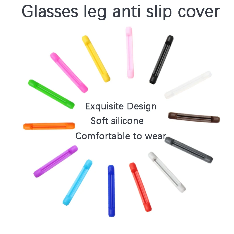 A Pair Of Silicone Glasses With Anti Slip Covers Ear Rests Fixed Mirror Legs And Anti Slip Covers That Are Soft And Comfortable