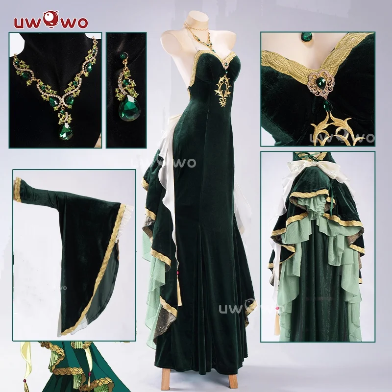 

PRE SALE UWOWO C.C.Cosplay Anime Codee Geasss:C.C. CC Court Style Gown Cosplay Costume Halloween Costume