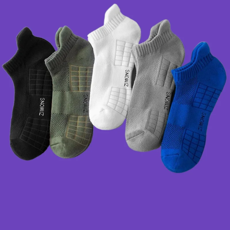 5/10 Paar Frauen Freizeit Boot Socken atmungsaktive kurze Socken Sport Basketball schweiß absorbierende geruchs neutrale hochwertige Herren socken