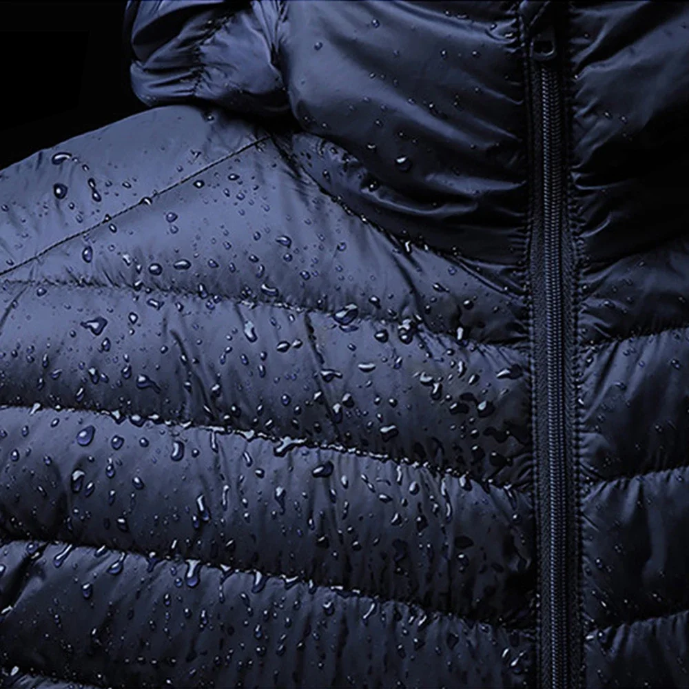 Winter Jacket Men Casual Wear Padded Warm Coat Male Thicken Parkas Coat Man\'s Windproof Fashion Black Coat Plus Size Outerwear