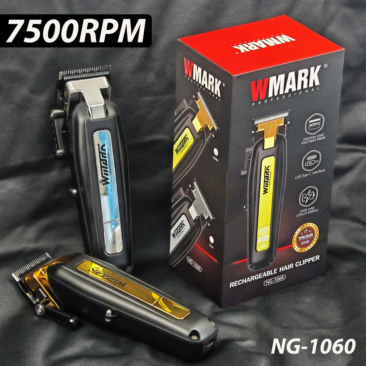 WMARK NG-1060 7500RPM מקלע שיער מקצועי – סקירת מקלע שיער עם כוח גבוה ותאום מושלם