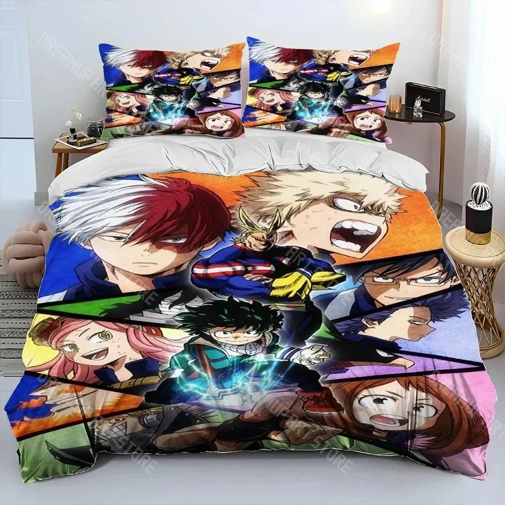Exquisite 3D Print My Hero Academia Izuku Deku Bedding Set Boys Girls Twin Queen Size Duvet Cover Pillowcase Bed Kids Adult