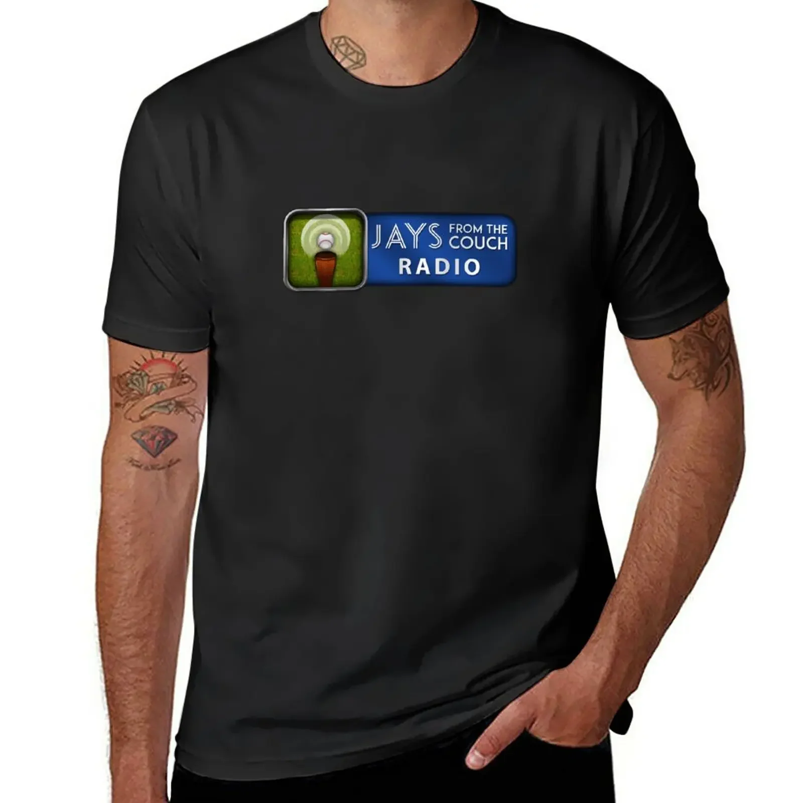 Jays From the Couch Radio T-Shirt boys animal print boys whites mens graphic t-shirts anime