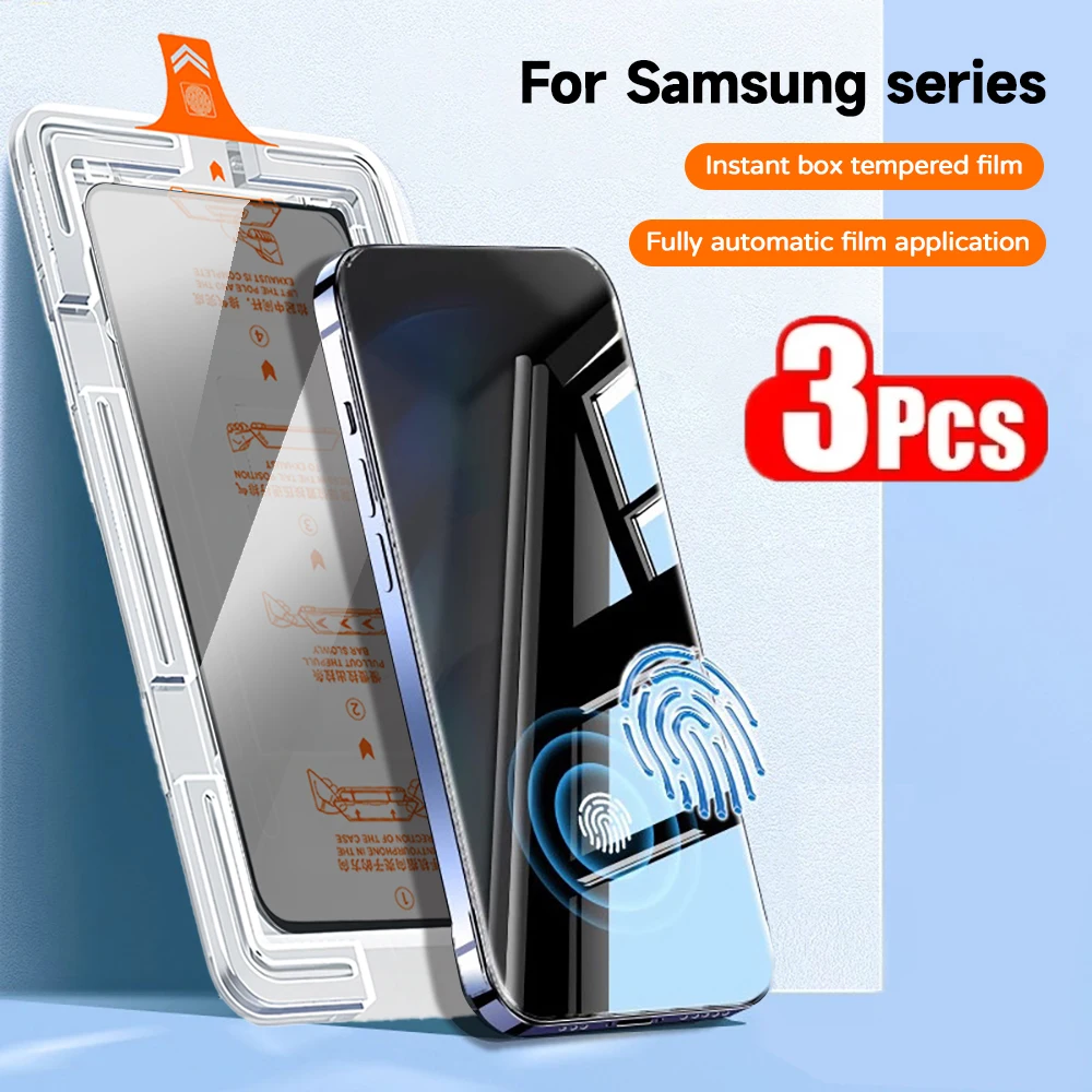 

1-3Pcs Easy Install Anti-Spy Tempered Glass Film For Xiaomi Poco F8 Pro F8 Ultra Poco X8 ProMax Fingerprint Unlock Privacy Glass